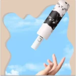 Parapluie automatique chat, design original, motifs félin, parfait pour associer style unique et protection efficace contre la pluie.