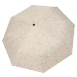 Parapluie automatique fleuri, design élégant et pratique, parfait pour une protection contre la pluie avec style.