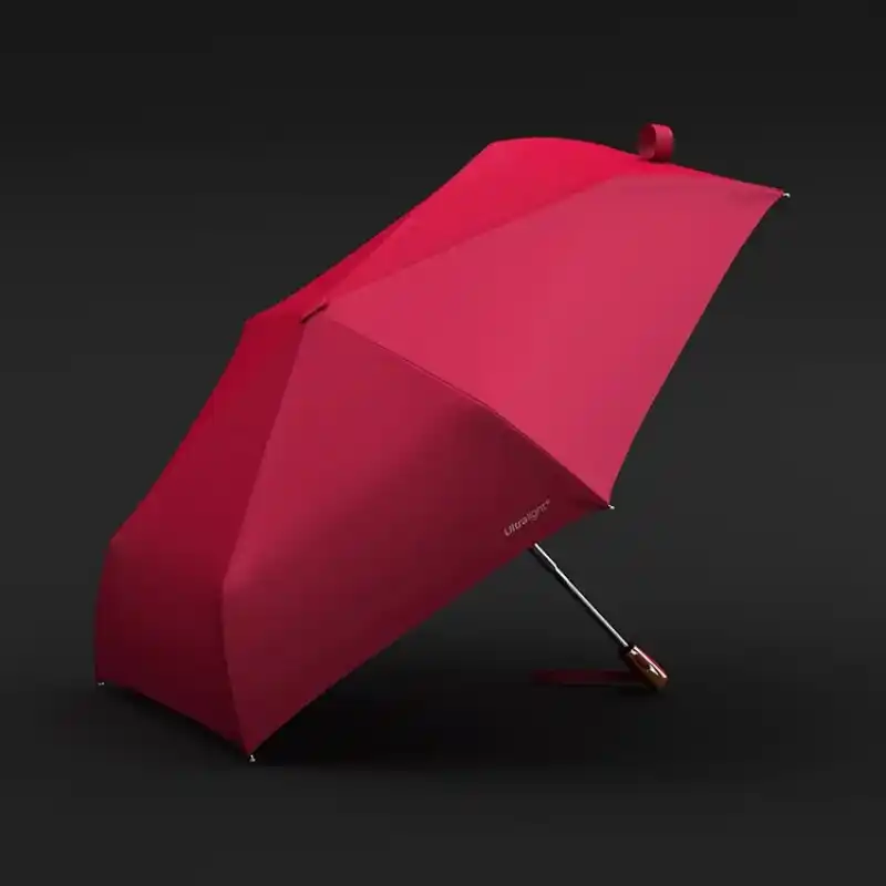 Parapluie de luxe minimaliste extérieur rouge