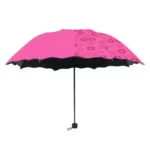 Parapluie femme coloré avec motifs floraux élégants, idéal pour un style chic tout en restant protégé de la pluie.