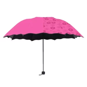 Parapluie femme coloré fuchsia