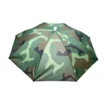 Chapeau parapluie multicolore, protection stylée contre la pluie, idéal pour toutes saisons et activités de plein air.