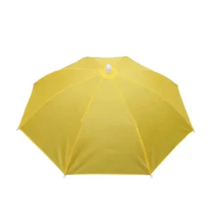 Chapeau parapluie multicolore jaune