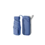 Mini parapluie compact et pliable avec étui assorti, pratique et élégant, idéal pour les déplacements et toutes saisons.