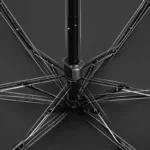 Mini parapluie avec étui, structure robuste et légère, idéal pour un usage quotidien. Design compact et durable.