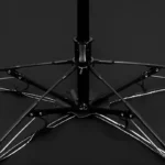 Parapluie fille robuste, structure solide et câbles renforcés, design élégant pour une protection fiable par tous les temps.