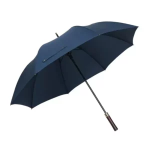 Parapluie golf poignée en bois bleu marine