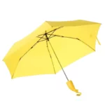 Parapluie original banane jaune ouvert, idéal contre la pluie, design unique et pratique, issu de la collection [Collection].