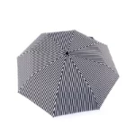 Parapluie original rayé noir et blanc de la collection [Collection], design élégant et pratique pour une protection contre la pluie.