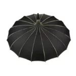 Parapluie vintage noir élégant, design unique de la collection [Collection], idéal pour un style rétro et protection contre la pluie.