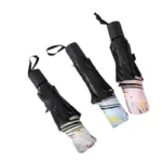 Parapluies pliants fleuris avec motifs colorés, légers et pratiques, parfaits pour allier style et protection contre la pluie.