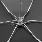 Petit parapluie fille noir, robuste et stable, avec tiges métalliques renforcées, idéal pour toutes les saisons. [Collection]