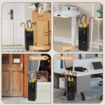 Porte-parapluie design moderne, pratique pour maison, studio, bureau et boutique, parfait pour organiser vos accessoires de pluie.