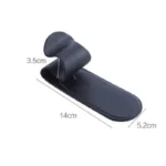 Support parapluie voiture noir, compact et pratique 14x5,2x3,5 cm, maintien sécurisé, idéal pour ranger votre parapluie.