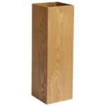 Porte-parapluie en bois naturel, design élégant, parfait pour organiser parapluies, accessoires pluie et décorer votre entrée.