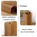 Porte parapluie en rotin élégant et pratique, idéal pour organiser vos parapluies dans l’entrée. Design naturel et tendance.