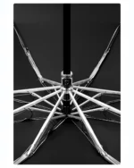 Parapluie femme chic avec structure argentée, élégant et robuste, parfait pour compléter votre style. Découvrez la [Collection].