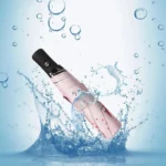 Parapluie enfant automatique rose, collection tendance, éclaboussant de l'eau, protection idéale contre la pluie avec style.