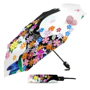 Parapluie femme aux motifs colorés