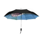 Parapluie original avec motifs 3D requin, design moderne et tendance, parfait pour allier protection contre la pluie et style unique.