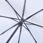 Parapluie papillons ouvert, intérieur noir avec structure visible, design élégant et motif papillons, [Collection].