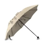 Parapluie pliant coupe-vent avec motif artistique, pratique et élégant, parfait pour rester au sec par temps de pluie.