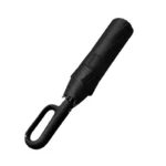 Parapluie tempête durable noir, collection élégante, poignée ergonomique, design robuste pour résister aux intempéries.