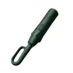 Parapluie tempête durable vert, compact et moderne, parfait pour un style élégant et une résistance optimale aux intempéries.