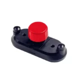 Porte parapluie sac à dos noir avec bouton rouge, pratique et efficace pour transporter et utiliser votre parapluie facilement.