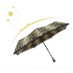 Parapluie automatique en dentelle élégante, idéal pour pluie et soleil, design raffiné, accessoire incontournable de la collection.