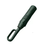Parapluie anti retournement solide, vert foncé, poignée ergonomique, robuste et design, idéal pour une protection optimale contre la pluie
