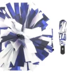 Parapluie original design géométrique bleu-blanc, style coloré et unique, parfait pour compléter la collection tendance.