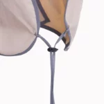 Casquette de pluie souple anti-UV avec couvre-nuque en nylon, rabat oreille ajustable, idéale pour protection extérieure.