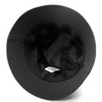 Chapeau bob imperméable anti-UV noir avec doublure en mesh, idéal pour la pluie et la protection solaire, taille E27 [Collection]