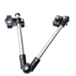 Fixation parapluie vélo robuste, en métal durable, ajustable et pratique pour une protection optimale sous la pluie.