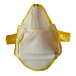 Imperméable jaune pour petit chien en PVC avec capuche et boutons-pression, protection idéale contre la pluie - [Collection]