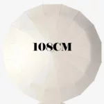 Parapluie pliant beige 108 cm, élégant avec baleines doubles, parfait pour un usage quotidien et une protection optimale.