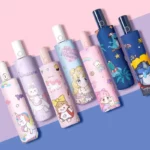 Parapluie enfant automatique coloré avec motifs licornes, princesses et personnages ludiques, parfait pour la pluie et les sorties.