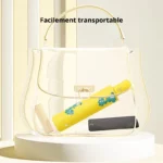 Parapluie enfant automatique motif dinosaure, coloré, pratique et ludique, parfait pour égayer les jours de pluie.