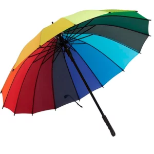 Parapluie femme multicolore résistant