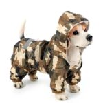 Veste imperméable camouflage à capuche pour petit chien et chat, manches longues, idéale pour les jours de pluie - [Collection]