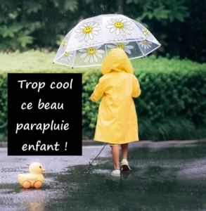 Parapluie enfant petite parapluie droit fille