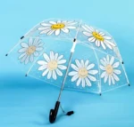Parapluie enfant petite parapluie droit jaune blanc