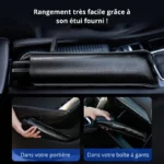 Parapluie pare-soleil pliant pour pare-brise, pratique et compact, facile à ranger dans la portière ou boîte à gants de voiture.