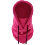 Capuche de pluie avec cache-cou et visage, style moderne et chaud, parfaite contre le froid et la pluie, [Collection].