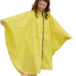 Poncho pluie femme jaune taille L, imperméable mode et pratique, idéal pour pluie, style moderne et décontracté - [Collection].