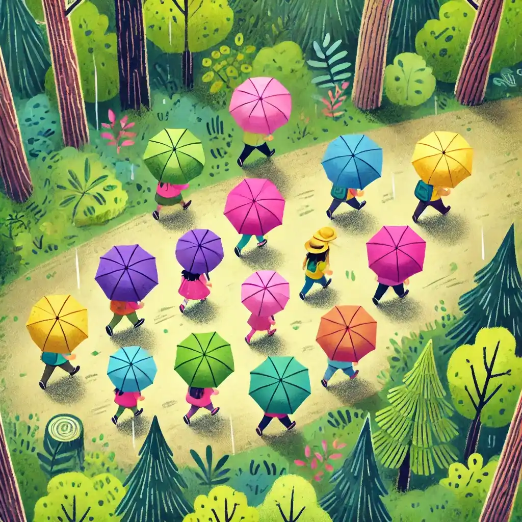 Le parapluie jaune de Ryu Jae Soo !