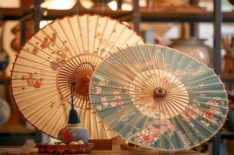 Très beaux parapluies japonais traditionnels