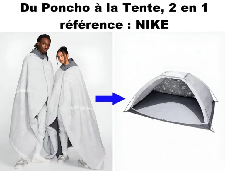 Le poncho révolutionnaire de chez NIKE qui se transforme en tente !