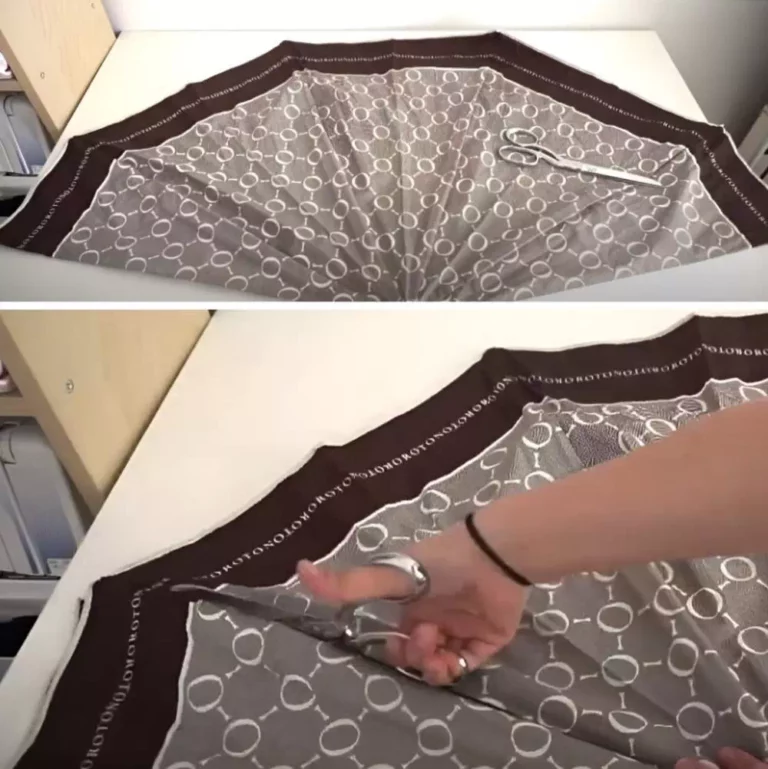 Comment recycler un tissu de vieux parapluie en sac ?